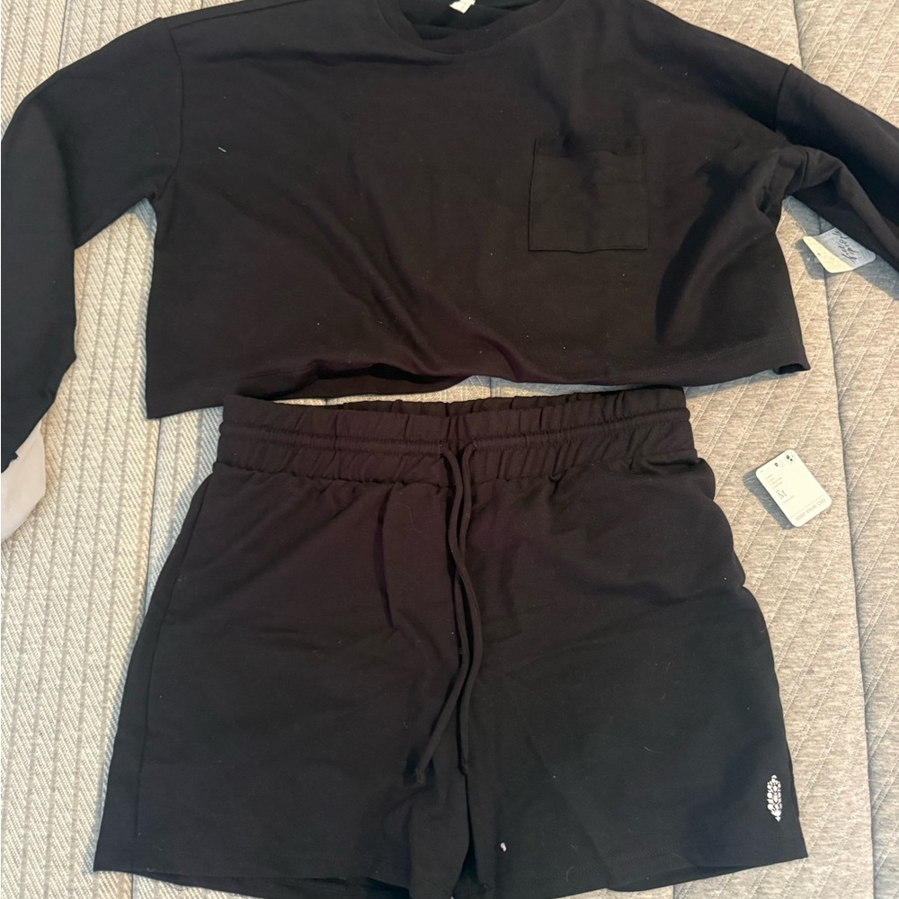 FP Movement Black Activewear Set